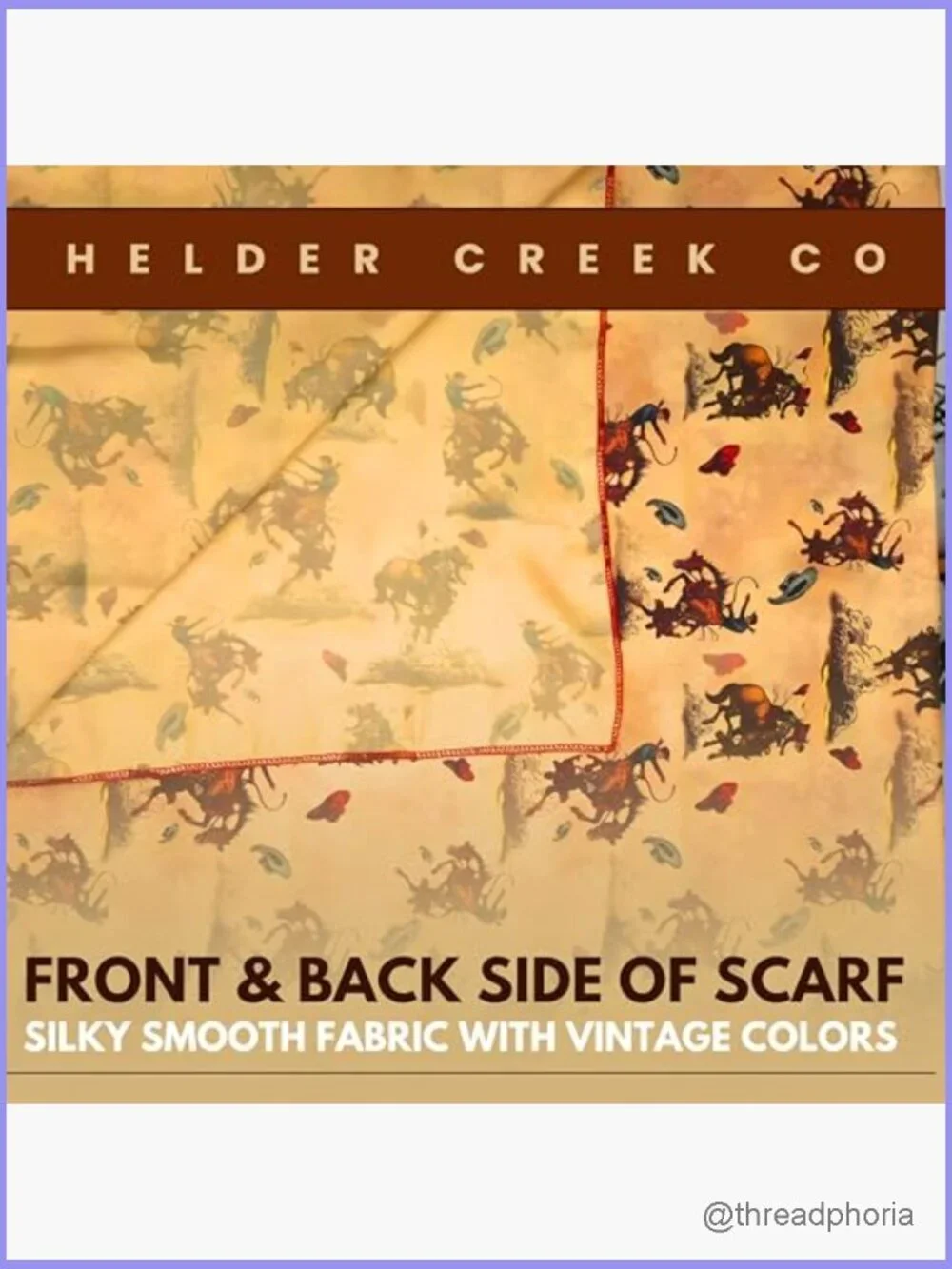 Silk Charmeuse Square Scarf 36 inch Western Bandana Neckerchief Wrap
